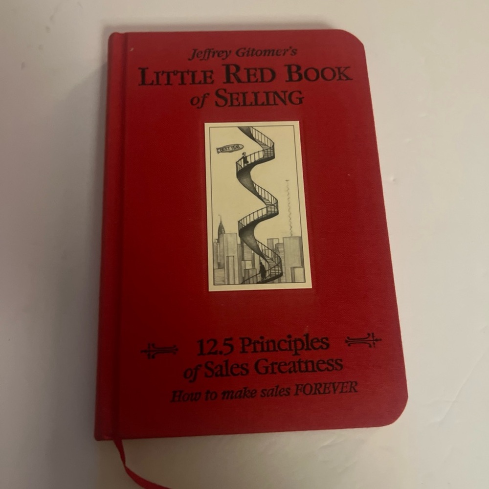 Little Red Book Of Selling -Jeffrey V Gitomer’s Hardcover 2009 Collectible